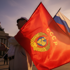 Прапор СРСР на суді в Україні