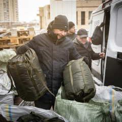Warm packages for residents of Kyiv region