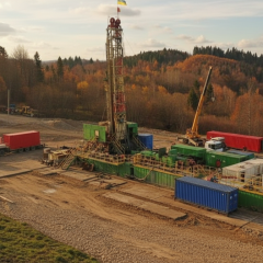 Oil production volume for the year