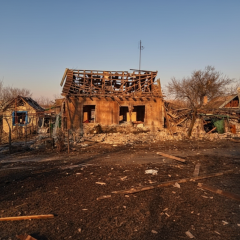 Attack on the market in Druzhkivka