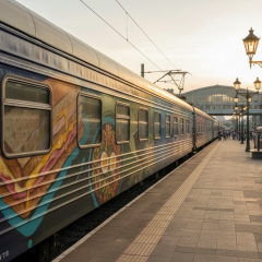 Wagons of resilience at Darnytsia station