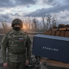 Russian occupiers lost connection with Starlink