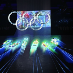 Украинский флаг на Олимпиаде-2026