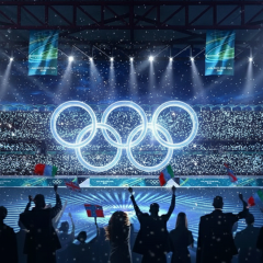 Ukrainian team at the Winter Olympics