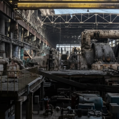 Traces of destroyed power plants from 220 attacks