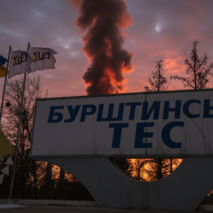 Burshtynska TPP restored heat supply after shelling