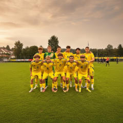 Lineup of the Ukrainian U-18 national team