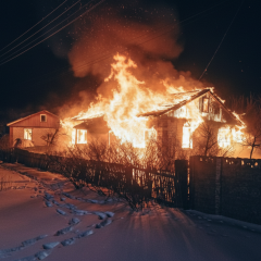 Троє загиблих у пожежі на Київщині