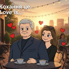 Poroshenko's cards for Valentine's Day