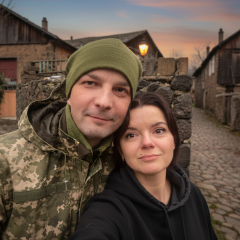 Marychka Padalko and Sobolev at McDonald's