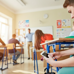 Permission to use smartphones in schools