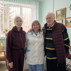 Жена Юрия Рибчинского помогает восстанавливаться после инсульта в Дрогобиче