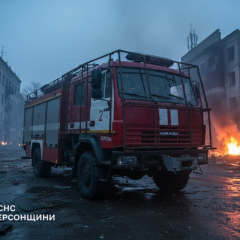 Росіяни атакували гасіння пожежі у Херсоні