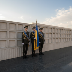 Memorial spot at national cemetery