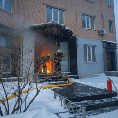 Пожежа в київському салоні краси