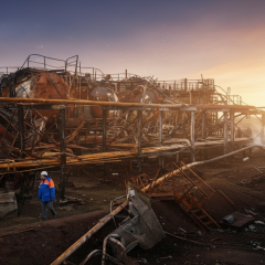 Graphic illustration of attacks on Naftogaz