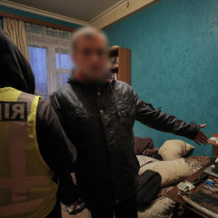 Foreigner with markings caught in Kyiv