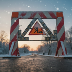 Road closures in Kyiv on February 20