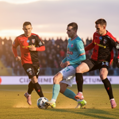 Veres vs Poltava football match