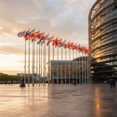 European Parliament voting on resolution about Ukraine