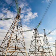 Chart showing 43% increase in electricity import