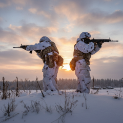 Украинские военные на фронте