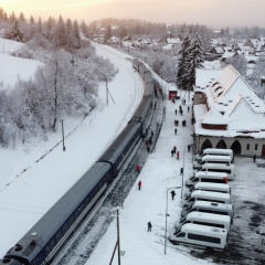 Движение поездов заменят автобусами на 23 февраля