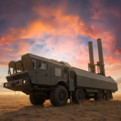 Explosion at the Russian missile base in Crimea