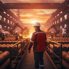 Image of steel production at Metinvest