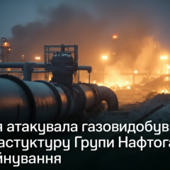 Атаки России на объекты Нафтогаза в 2025 году