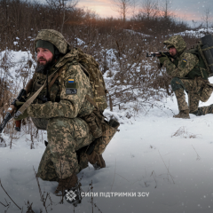 Map of Ukrainian front-line battles
