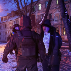 Задержание пьяного мужчины в Киеве