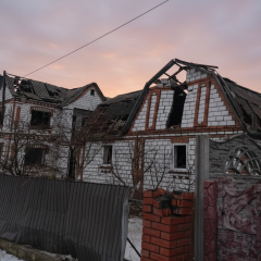 Обстрелы жилых домов в Украине
