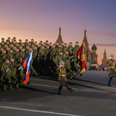 Солдати з Курської області на параді