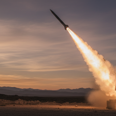 Первые кадры испытаний украинской баллистической ракеты FP-7