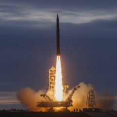 Chief designer shows missile testing video