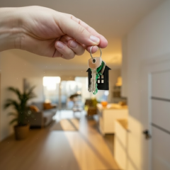 Neighbors' debts in a high-rise building