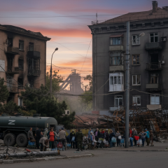 Руины зданий в Мариуполе