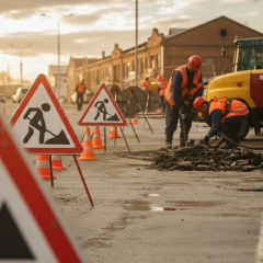 Sewage repair on Malishka street