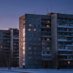 House in vertical ghetto