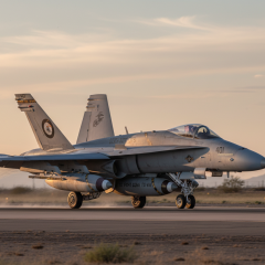 Photo of a downed military aircraft in the sky