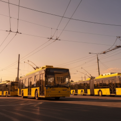 Changes in electric transport routes in Kyiv