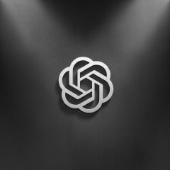 NATO logo with technological symbol background