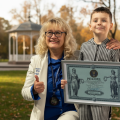Four-year-old boy from Odessa sets record in Ukraine: 1150 squats in an hour