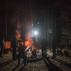 Night attack on Saratov and Engels