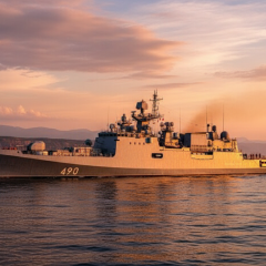 RF frigate disabled in the area of Novorossiysk