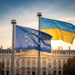 Карта Европейского союза с Украиной