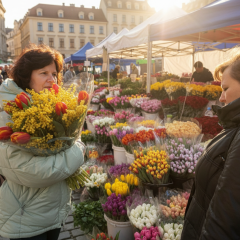Flower prices in times of war