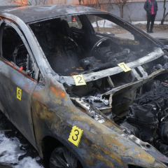 Затримання чоловіка за підпал авто