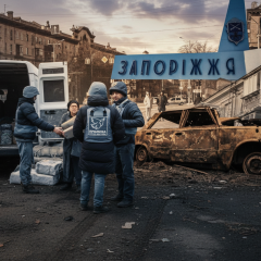 Zaporizhia under constant shelling near front line